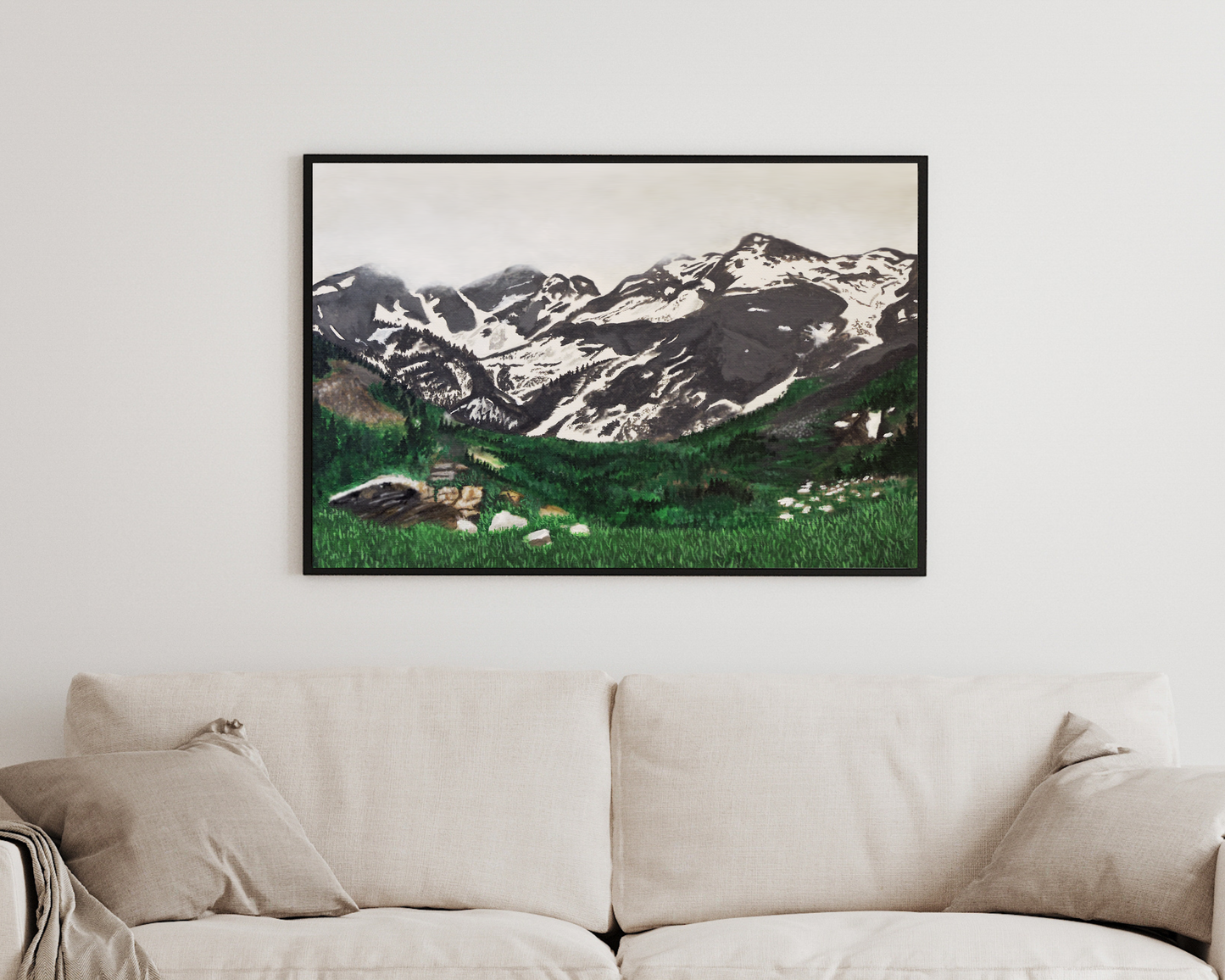 "Lake Blanche Trail" Art Print