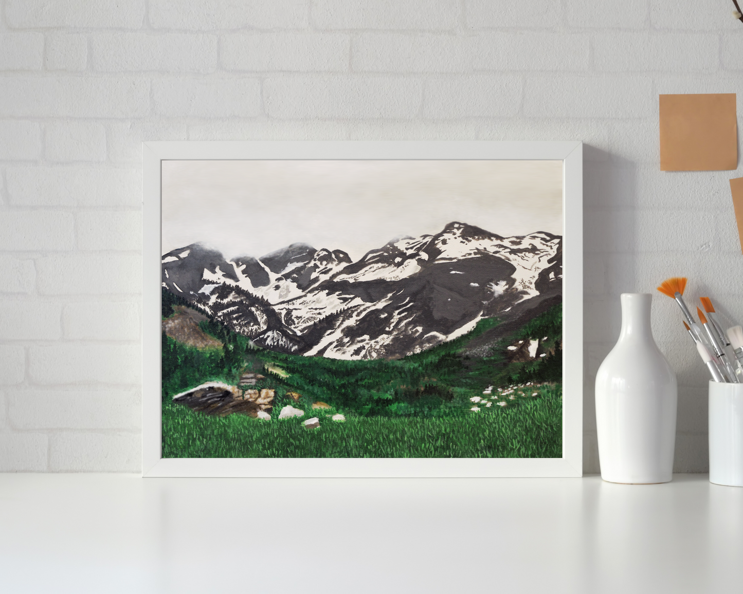 Contemporary Lake Blanche Trail Art Print