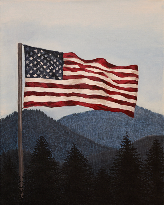 "American Flag" Original Art