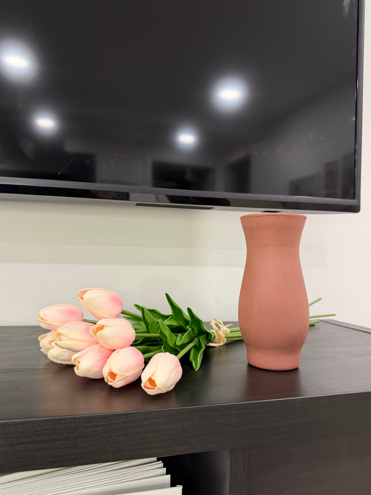 Curved Terracotta Vase