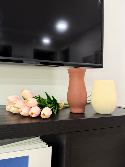 Curved Terracotta Vase