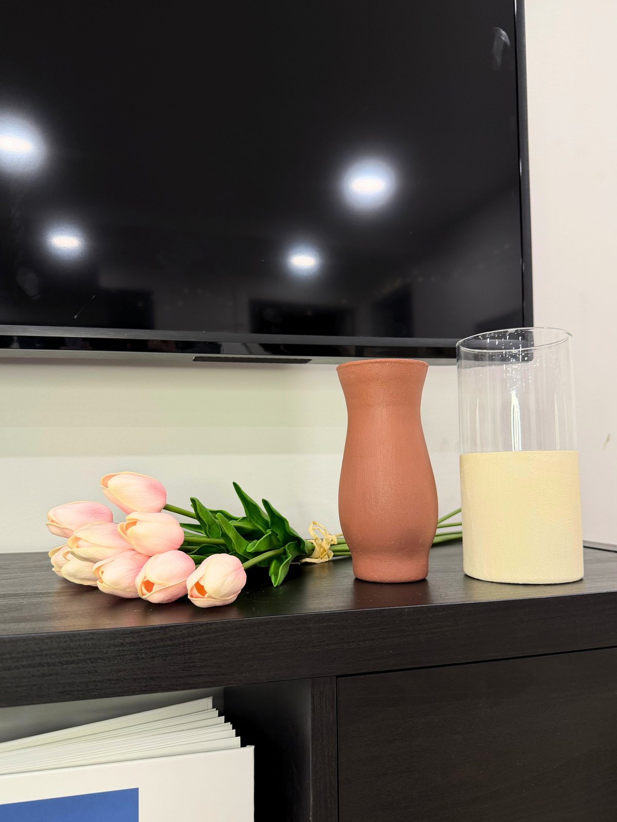 Curved Terracotta Vase