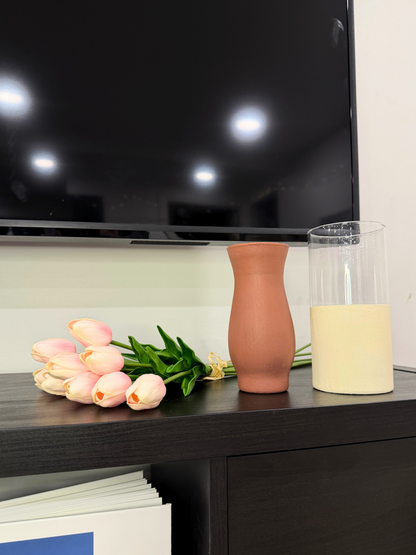 Curved Terracotta Vase