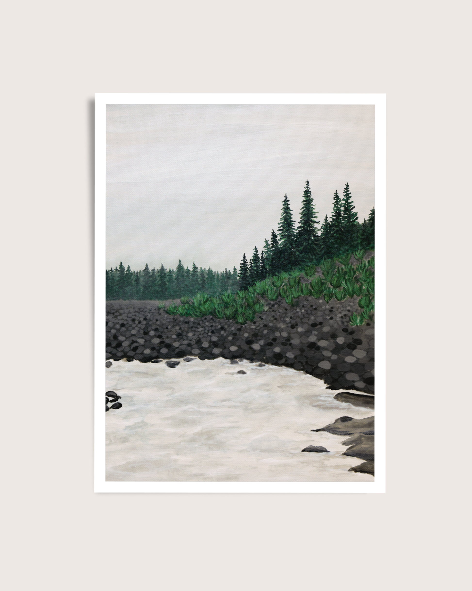 Nisqually River Landscape art print