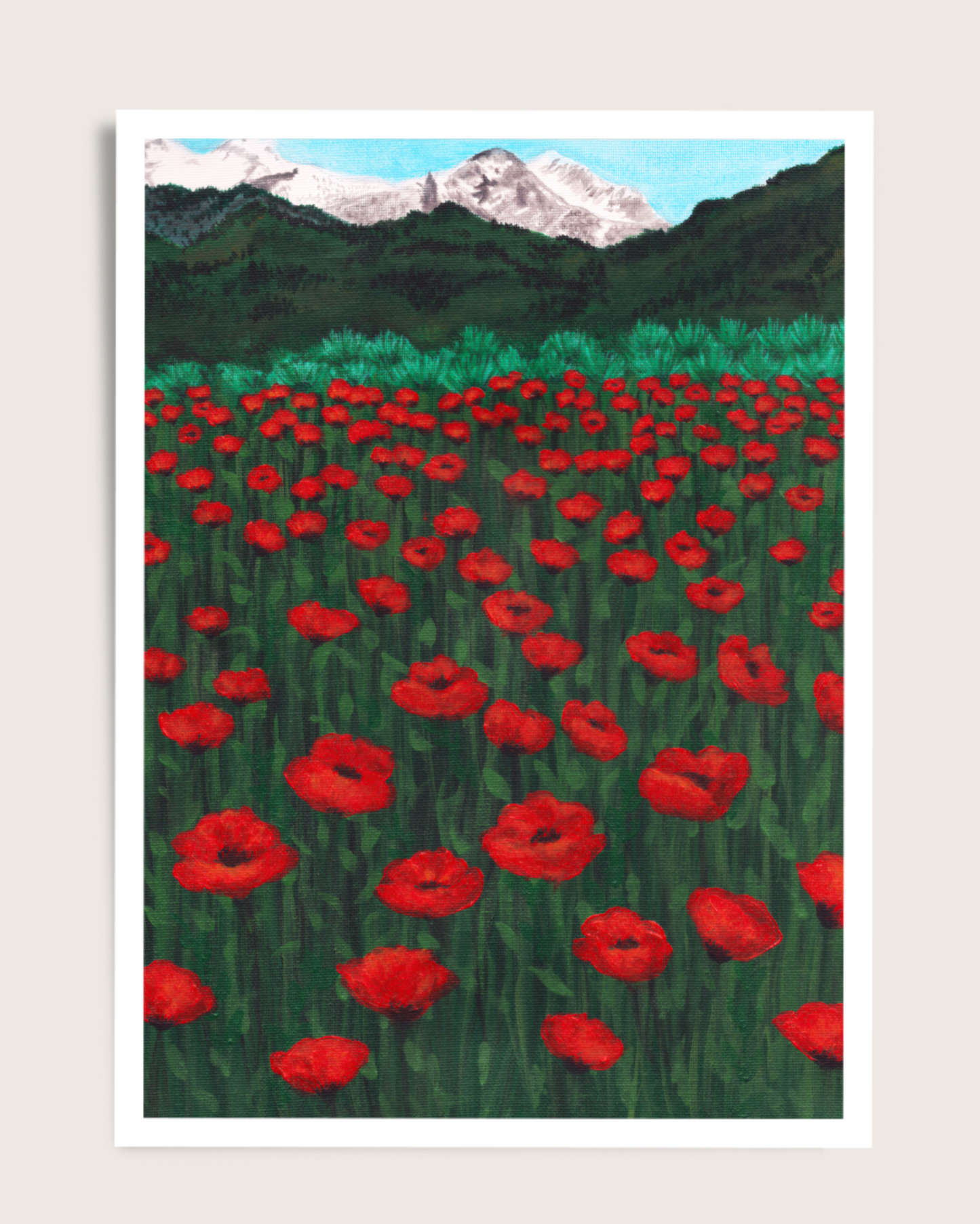 Original Mountain Roses Artwork for Sale