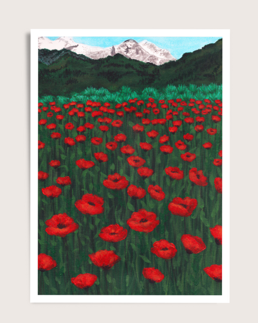 Original Mountain Roses Artwork for Sale