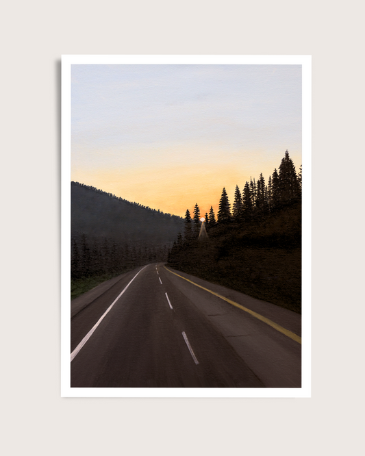 Big Cottonwood Road Print for Sale