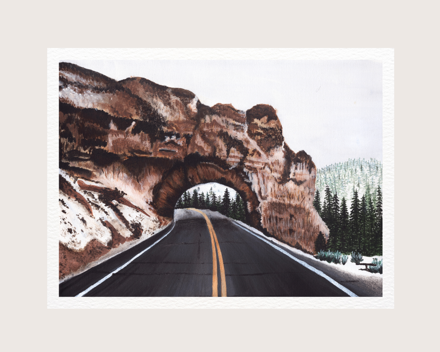 Reproduction of Bryce Canyon Road Painting