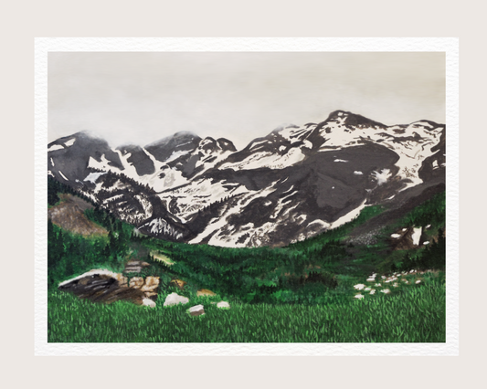 Lake Blanche Trail Art Print for Sale