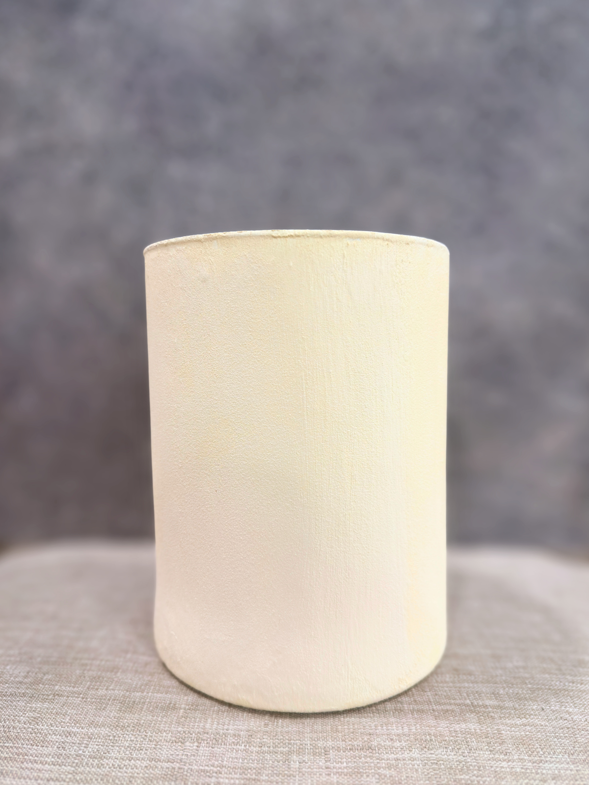 Large Cream Textured Vase