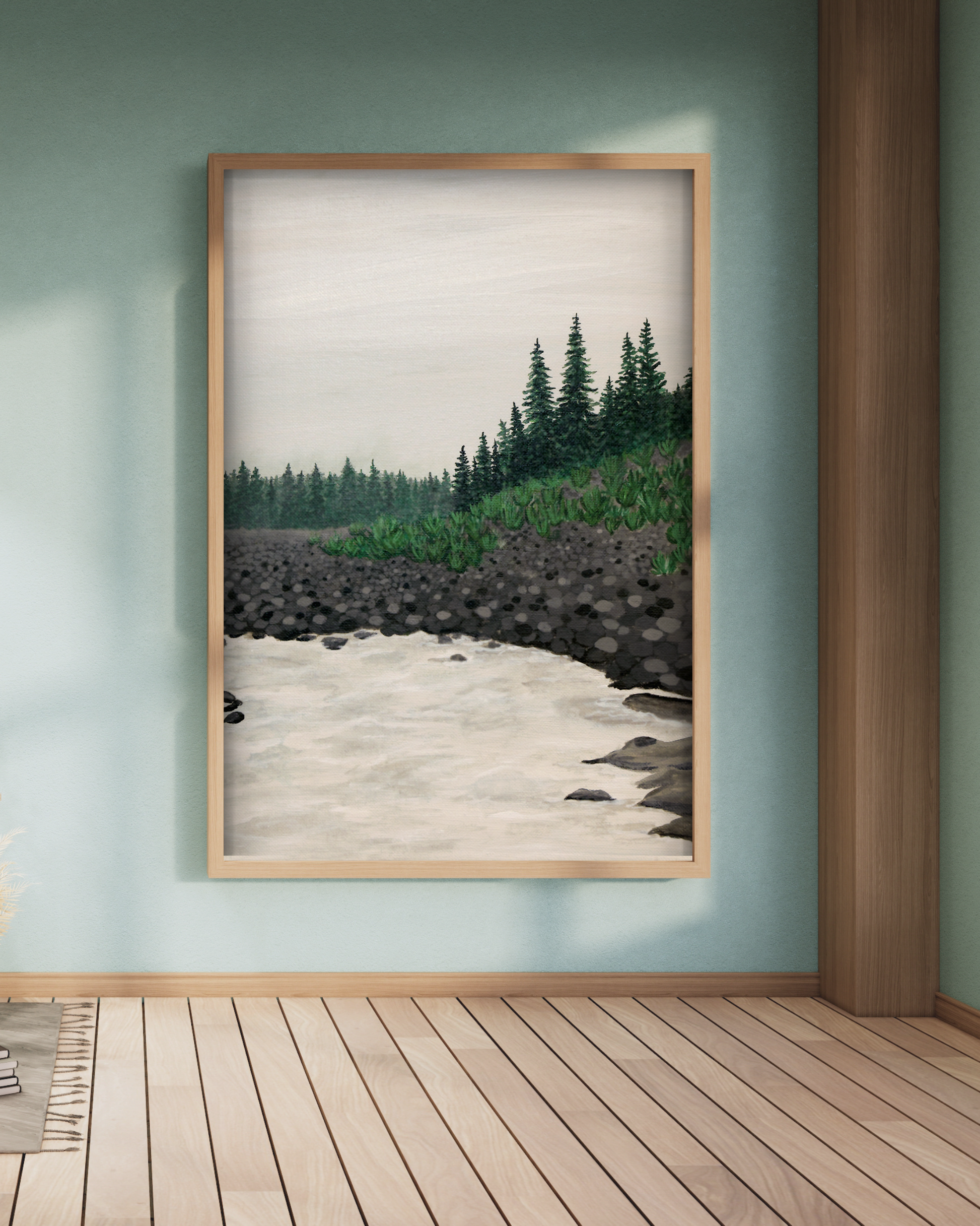 Nisqually River art print for Nature Lovers