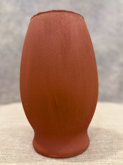 Terracotta Painted Round Vase