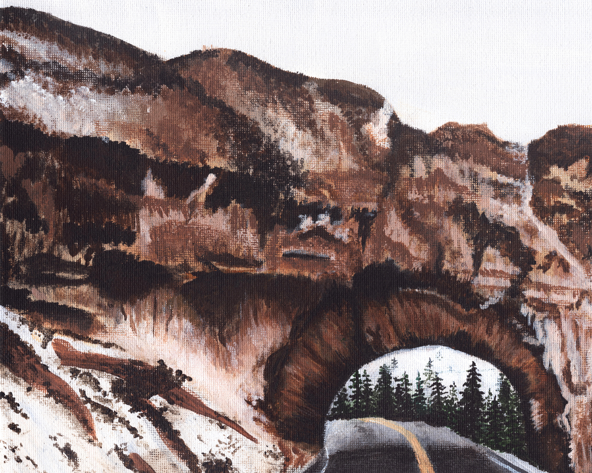 Scenic Bryce Canyon Road Landscape Print