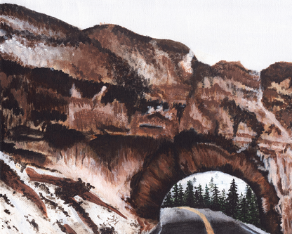 Scenic Bryce Canyon Road Landscape Print