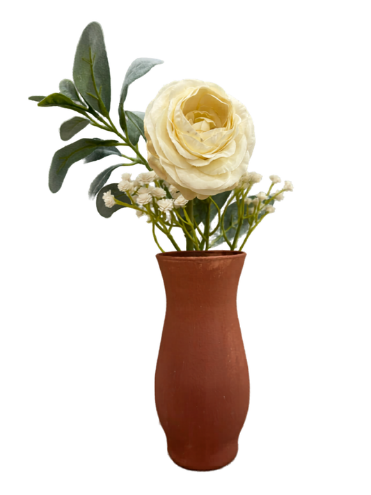 Curved Terracotta Vase