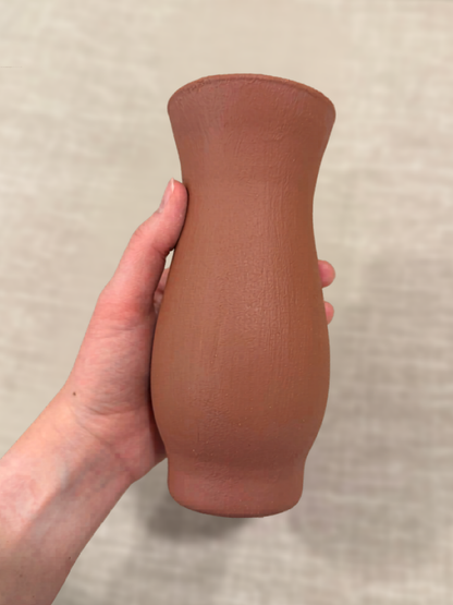 Curved Terracotta Vase