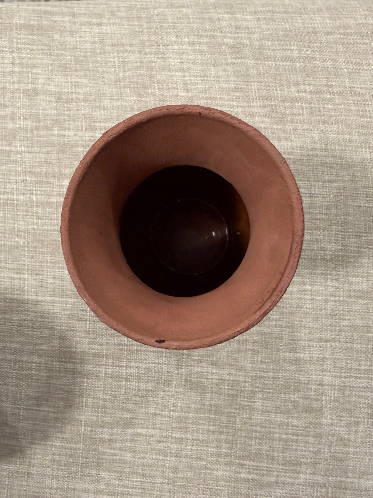 Curved Terracotta Vase