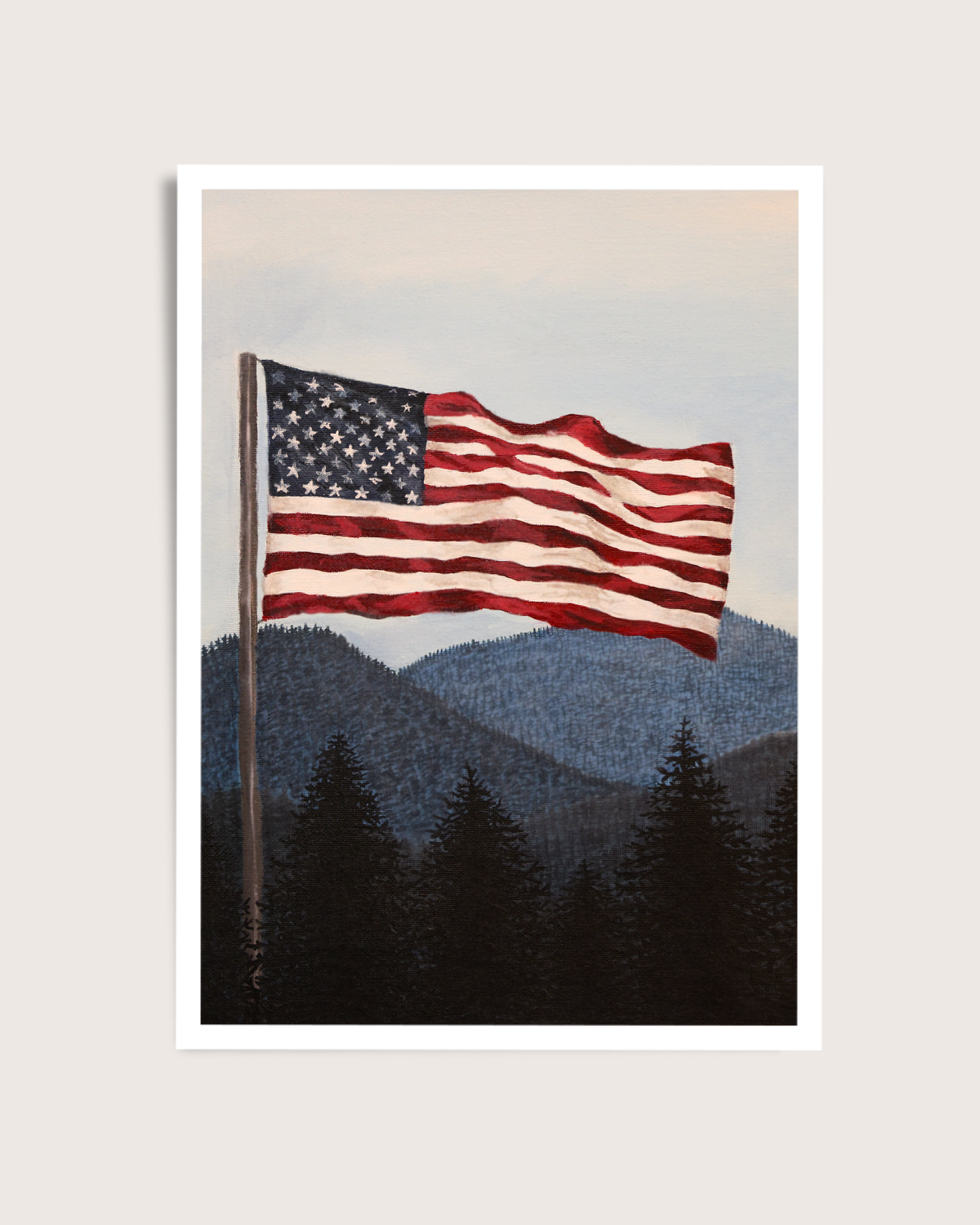 "American Flag" Original Art